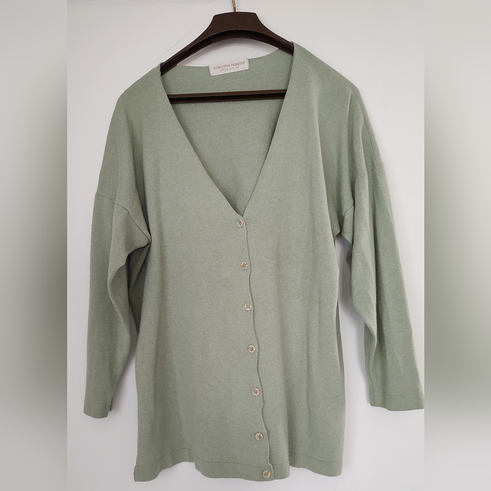 Dorothy Perkins sage cardigan XL